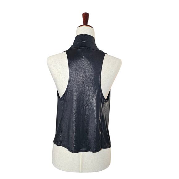 MCM Black Sleeveless Top - Perfect for a Chic Night Out - Picture 3 of 5